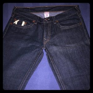 True Religion wide leg jeans